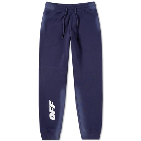 Off-White Wing Off Sweat Pant (Blue & White) | END.