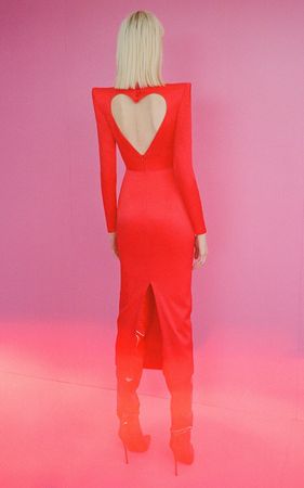Mara Satin Crepe Cutout Midi Dress By Alex Perry | Moda Operandi