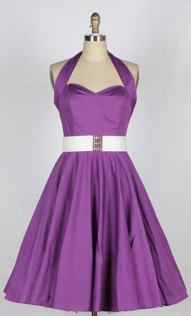Purple Vintage Style Dress