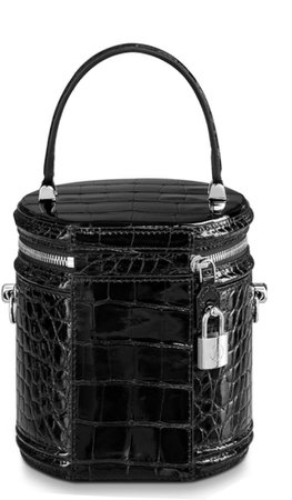 Louis Vuitton crocodile black bag