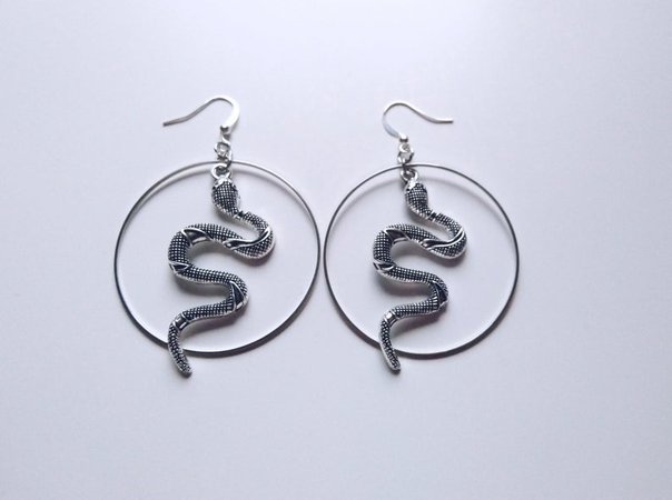 Snake earrings
