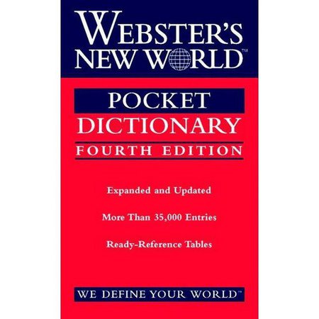 Webster's New World Pocket Dictionary, Fourth Edition - (Paperback) : Target