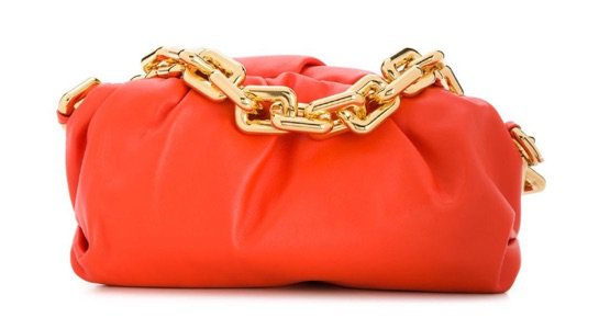 botega veneta the pouch chain shoulder bag