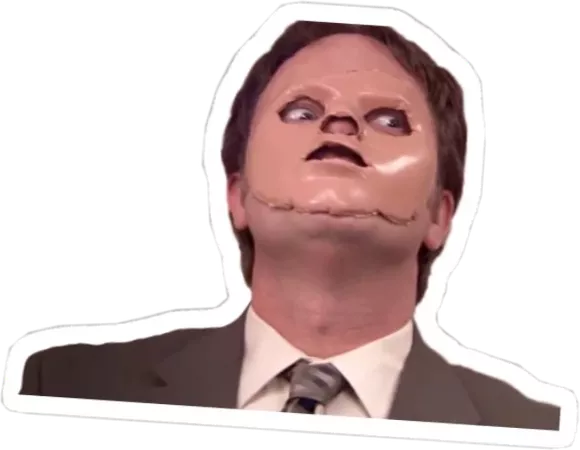dwight the office theoffice Sticker by Tannaleah