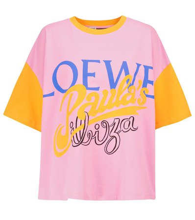 LOEWE - Paula's Ibiza logo cotton T-shirt | Mytheresa