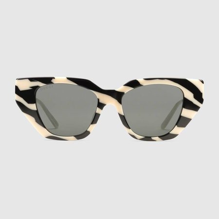 Black Cat-eye acetate sunglasses | GUCCI® NZ