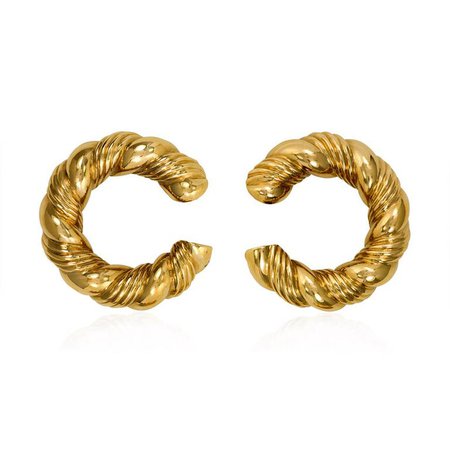 Van Cleef & Arpels, Gold hoop earrings
