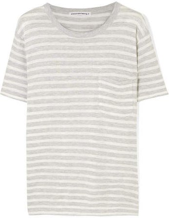 Striped Slub Jersey T-shirt - Ivory
