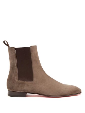 Roadie suede chelsea boots | Christian Louboutin | MATCHESFASHION.COM FR