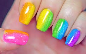 Rainbow Nail Tutorial (Sponge Gradient)