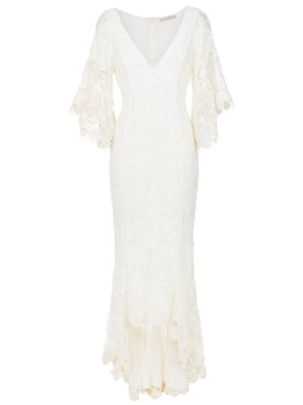 Martha Medeiros Lace Gown VM000129 White | Farfetch