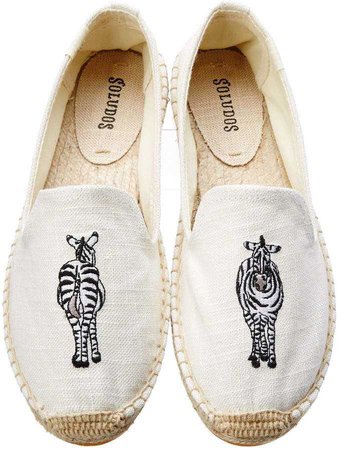 Soludos Embroidered Smoking Slipper
