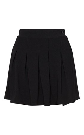 Black Pleated Tennis Skirt | Skirts | PrettyLittleThing