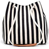 Amazon.com: Women Beach Tote Utility Bag with Zipper, Stripe Black Cute Xl Large Woven Straw Purse Summer Handbag for Travel, Mom Female Sister Wife Girlfriend: Shoes