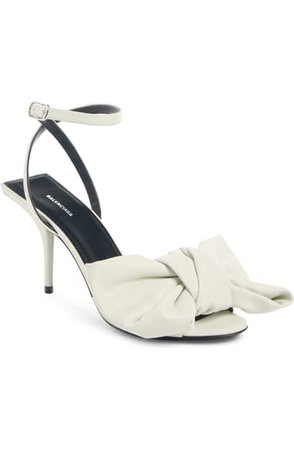 Balenciaga Bow Ankle Strap Sandal (Women) | Nordstrom