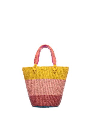 Tia Basket — AAKS | Hand Crafted Summer Raffia Bags