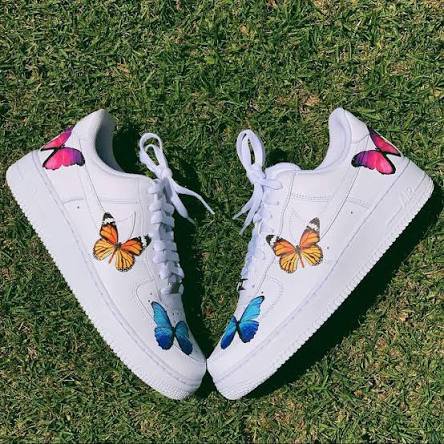 Butterfly Air Force ones