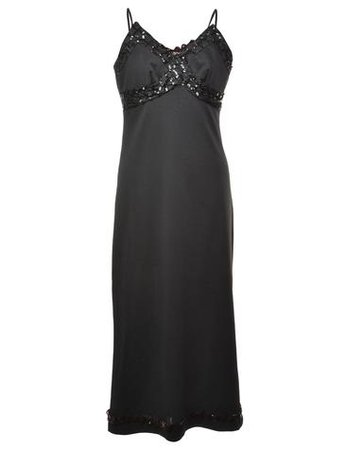 Women's Sequined Party Dress Black, M | Beyond Retro - E00772499