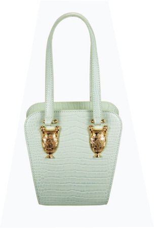 poppy lissiman mint green purse $165