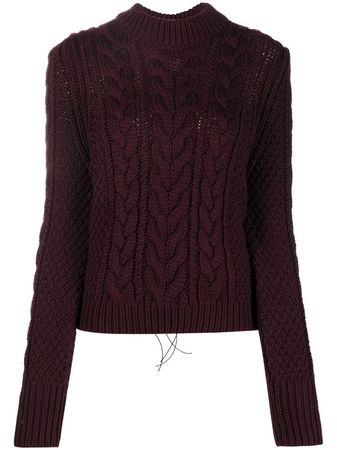 Cecilie Bahnsen Isabella cable-knit Jumper - Farfetch