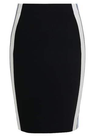 DESIGNERS REMIX CASEY SKIRT - Pencil skirt - blackwhitepastel blue Skirts Women ZA82498_3.jpg (480×693)