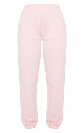 Baby Pink Casual Jogger | Trousers | PrettyLittleThing