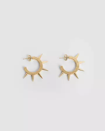 SPIKES - Studs earrings - Gold – SAUVAGESPARIS