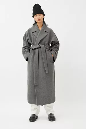Kia Wool Blend Coat - Grey - Jackets & coats - Weekday GB