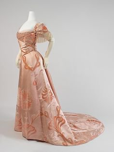 (15) Pinterest - Evening dress House of Worth (French, 1858–1956) Designer: Jean-Philippe Worth (French, 1856–1926) Date: 1898–1900 Culture: French M | Style