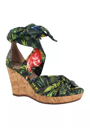 Impo Ohanna Ankle Wrap Wedge Sandals with Memory Foam | belk