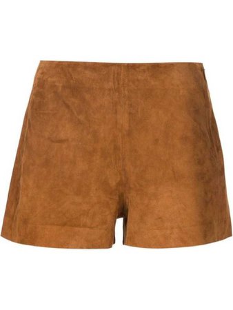 suede shorts