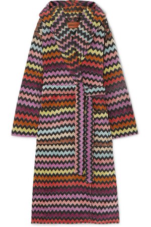 Missoni Home | Hooded cotton-terry robe | NET-A-PORTER.COM