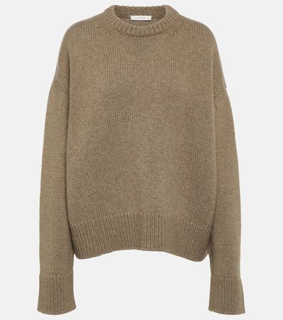 Dines Cashmere And Mohair Sweater in Brown - The Row | Mytheresa
