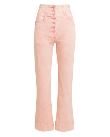 Ellis High Waisted Pink Jeans