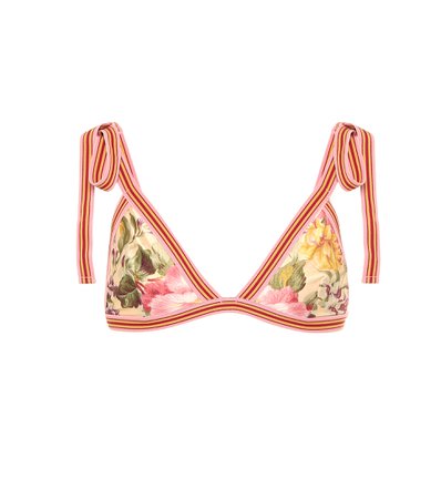 Honour Floral Bikini Top | Zimmermann - Mytheresa