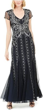 Amazon.com: Adrianna Papell Womens Beaded Gown Dress : Clothing, Shoes & Jewelry