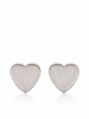 Balenciaga Heart Stud Earrings - Farfetch