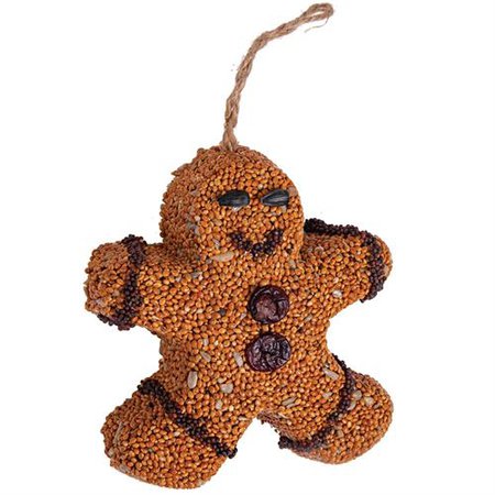 Birdseed gingerbread man 1
