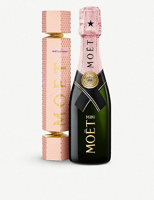 MOET & CHANDON - Brut Imperial champagne Christmas cracker 200ml | Selfridges.com