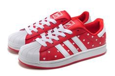adidas red heart sneakers