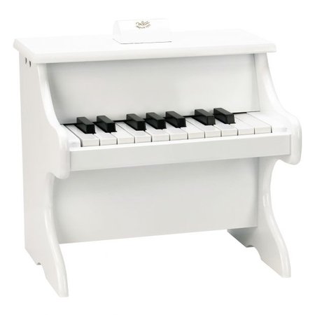 Piano with 18 Keys and Sheet Music White Vilac Toys and Hobbies Children