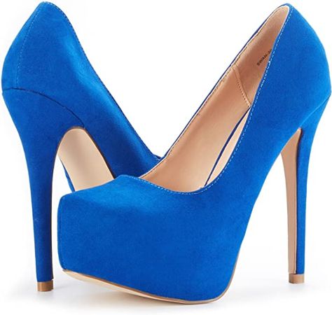 Amazon.com | DREAM PAIRS Women's Swan-30 High Heel Plaform Dress Pump Shoes | Pumps
