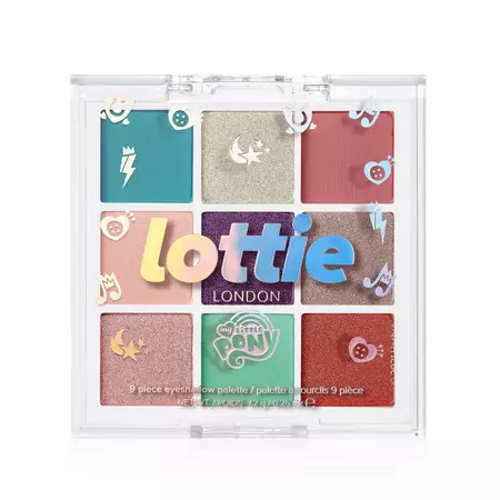 Lottie London x My Little Pony, Only Dance on Days Ending with 'Y' Eyeshadow Palette, 7.2g - Walmart.com