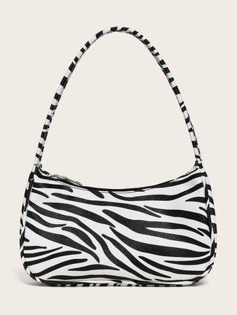 zebra print mini bag