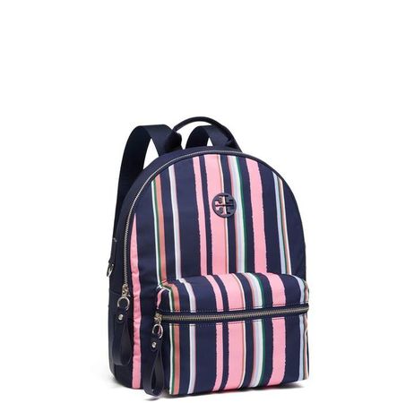 Tilda Printed Stripe Zip Backpack