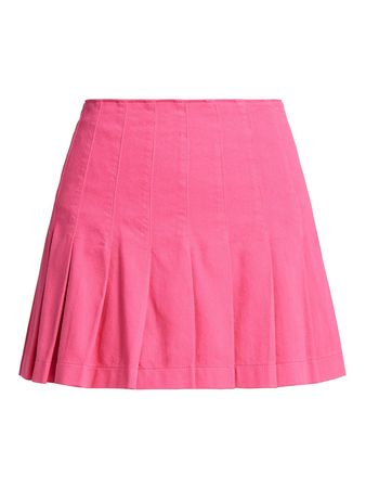 Shop Alice + Olivia Carter Denim Skirt | Saks Fifth Avenue