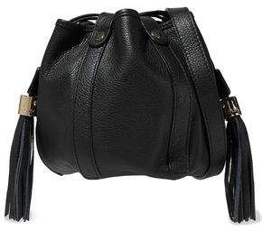 Vicki Textured-leather Bucket Bag
