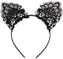 MultiWare Lace Cat Ears Headband Black Sexy Party Hair Band Halloween Costume Festival Cosplay: Amazon.co.uk: Beauty
