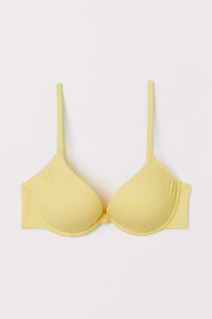 Super Push-up Bikini Top - Yellow