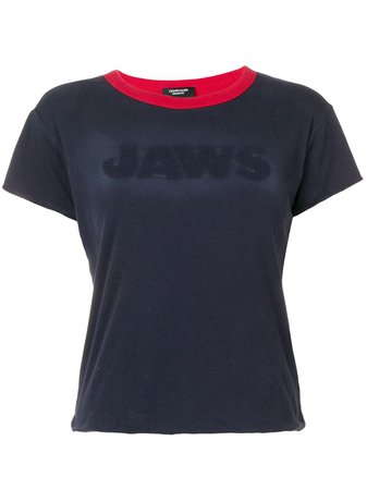 Calvin Klein 205W39nyc Camiseta Cropped Jaws - Farfetch